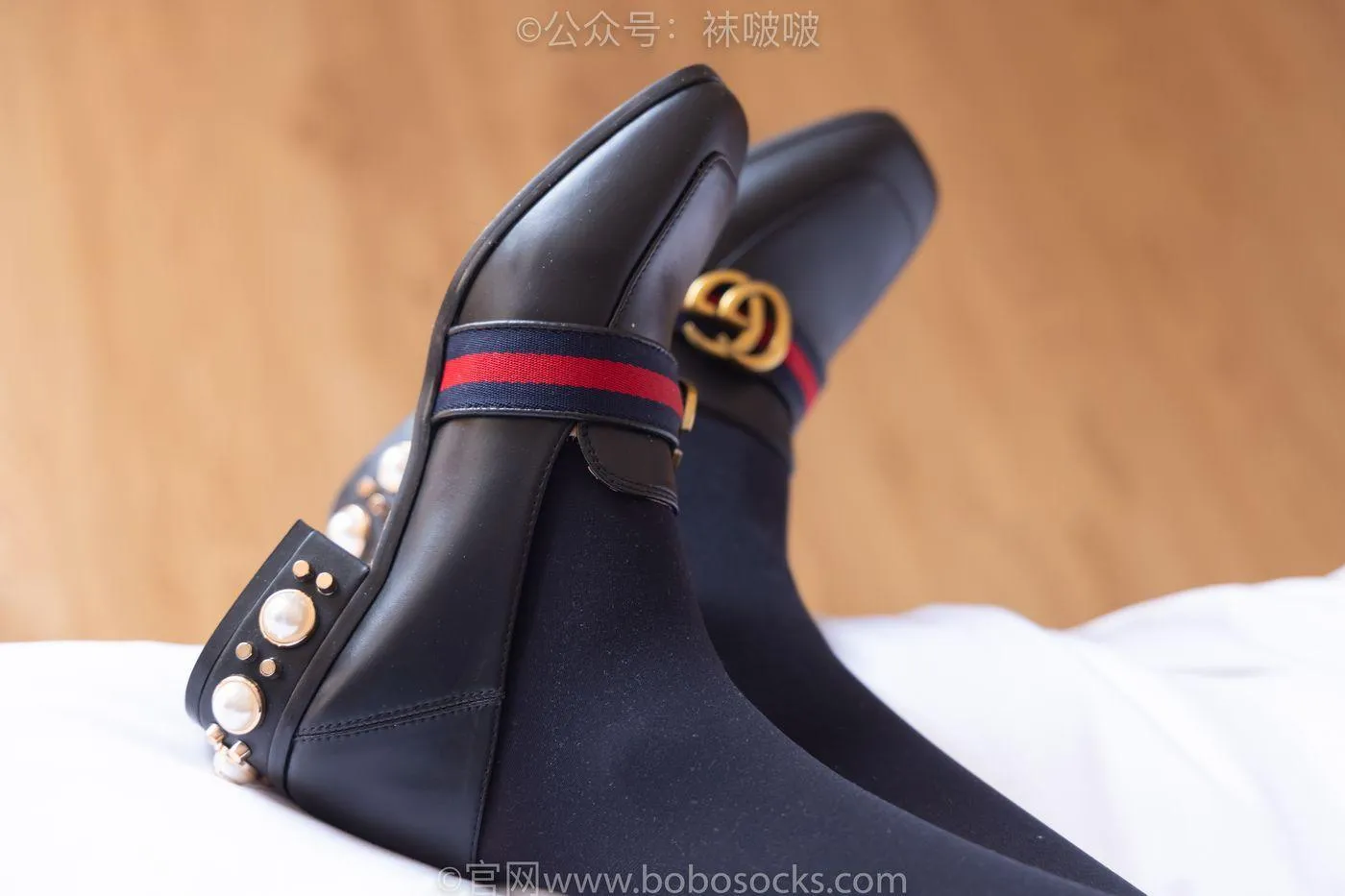 [BoBoSocks袜啵啵]NO.064 稚予-平底鞋、厚黑丝 [137P]插图1